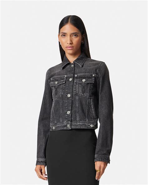 francesca versace abbigliamento cappotti|versace giacca denim.